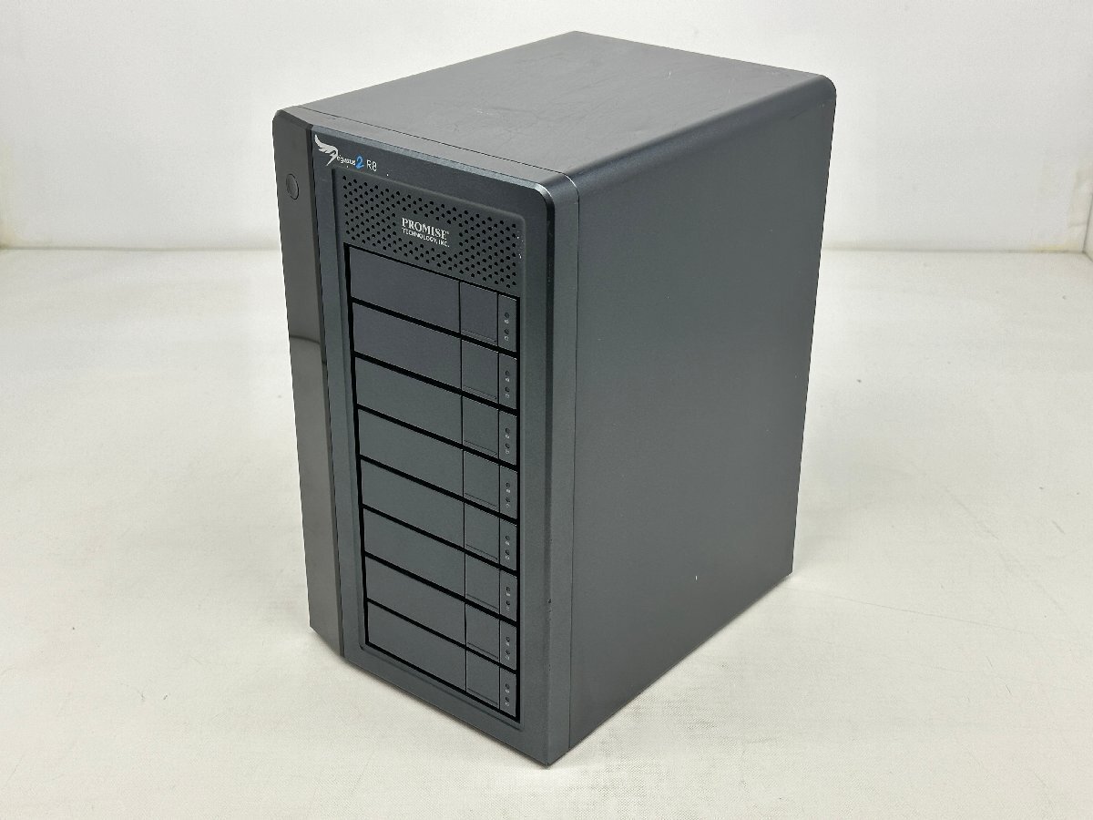 ★Promise Technology★Pegasus2 R8 HDDなし★マウンタ8本、HDD取付ネジ付屬★0415-I
