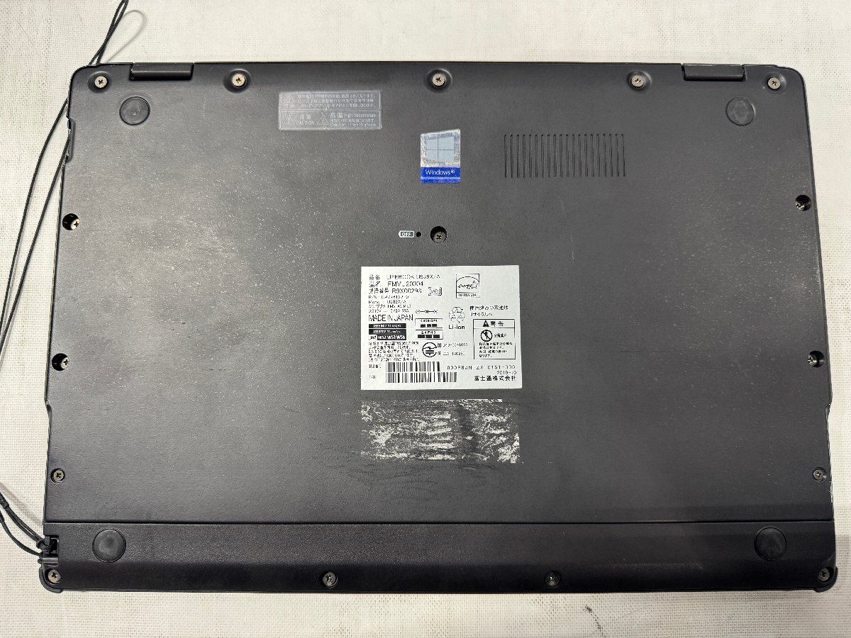 ◎富士通 LIFEBOOK U939X/A FMVU20004 Intel Core i5-8365U メモリ4GB SSD128GB ACアダプター欠品 BIOS起動(dòng)確認(rèn)のみ ジャンク /0528e16