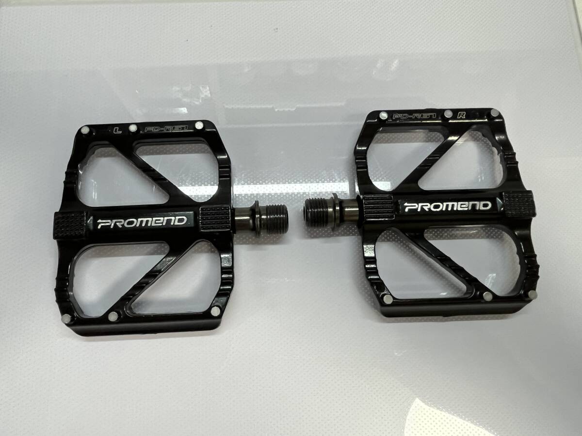 自転車ペダル 軽量 滑り止め フラットペダル アルミ合金 ロードバイク/クロスバイク/mtb