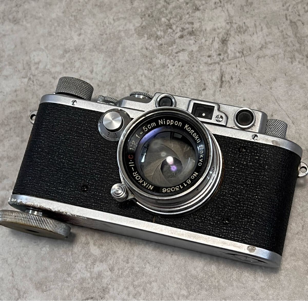 Nicca カメラ camera 希少品 NIKKOR 1:2 f=5cm nippon kogaku tokyo ヴィンテージカメラ