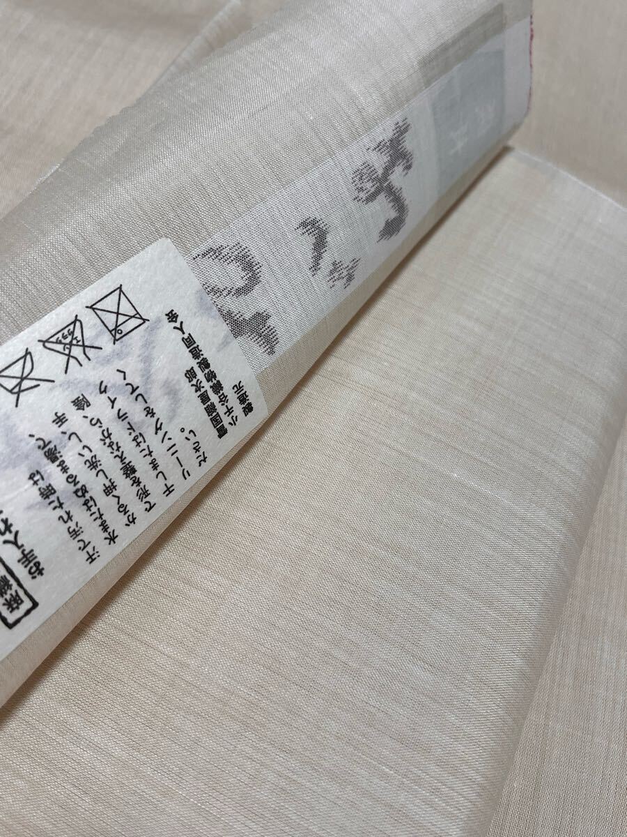 逸品 本麻 長襦袢 小千谷ちぢみ 襦袢 麻100% 希少品 夏 和裝