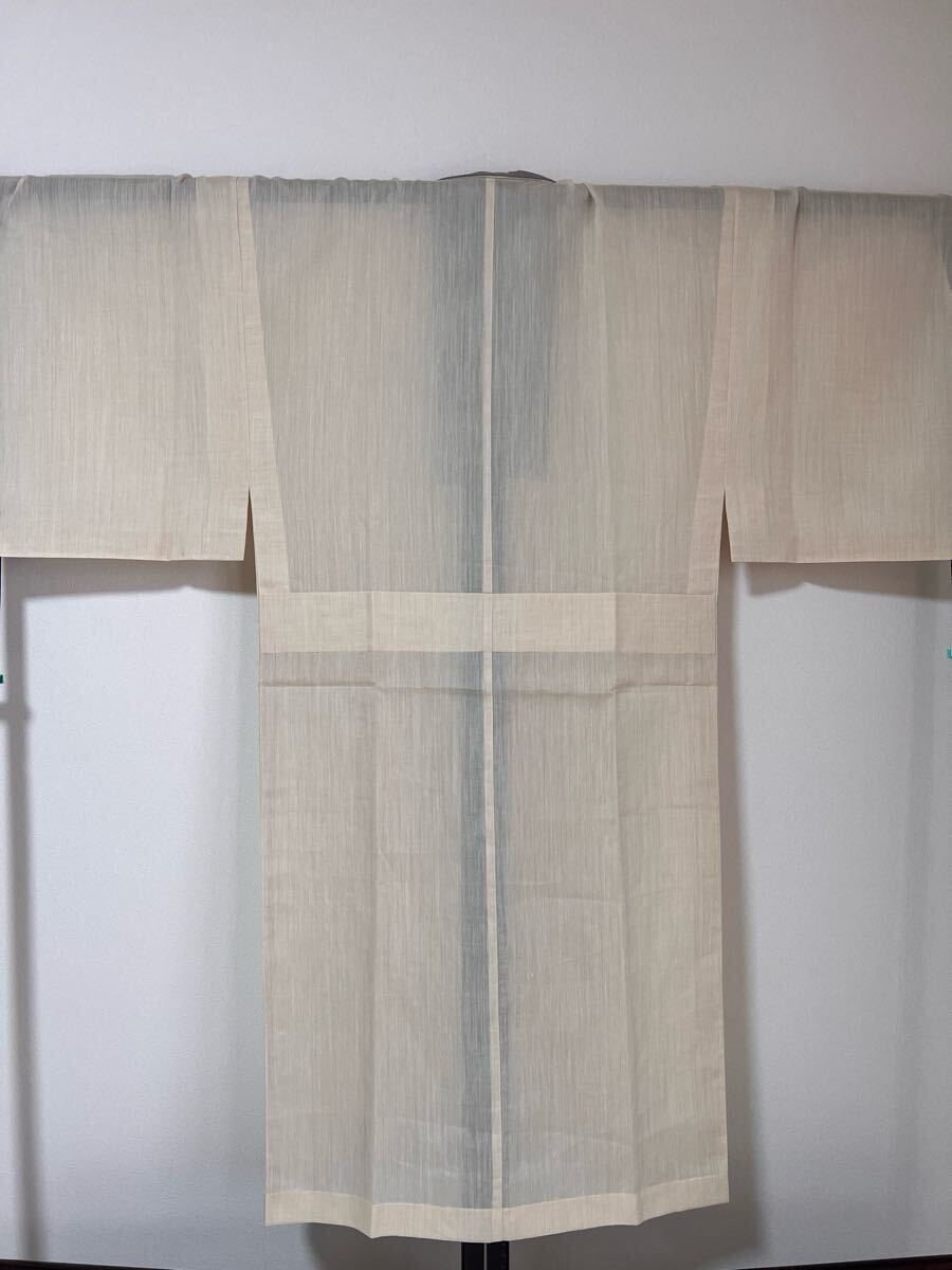 逸品 本麻 長襦袢 小千谷ちぢみ 襦袢 麻100% 希少品 夏 和裝