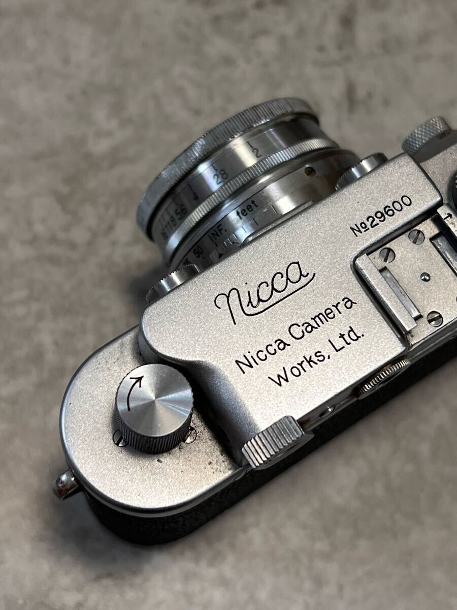 Nicca カメラ camera 希少品 NIKKOR 1:2 f=5cm nippon kogaku tokyo ヴィンテージカメラ