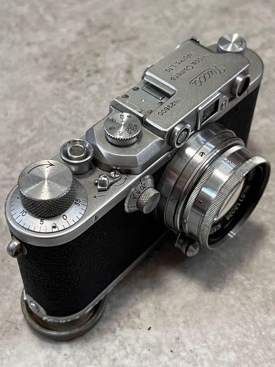 Nicca カメラ camera 希少品 NIKKOR 1:2 f=5cm nippon kogaku tokyo ヴィンテージカメラ