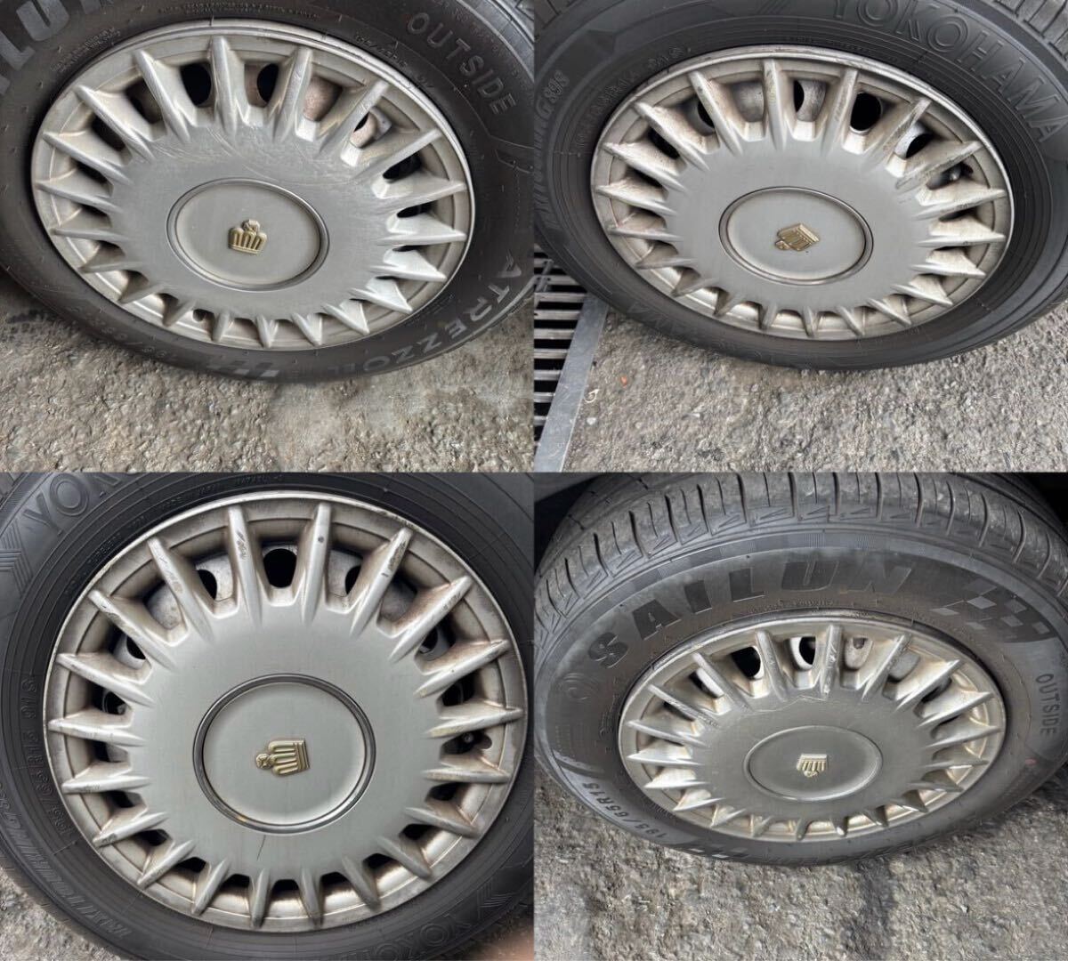 SALE ☆ トヨタ純正15インチホイールキャップ 4本セット中古品