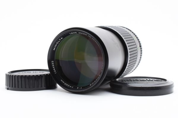 [良品]ミノルタ MINOLTA MC TELE ROKKOR 200mm f/4 マニュアルフォーカス 望遠 レンズ 2494077