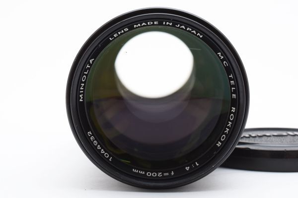 [良品]ミノルタ MINOLTA MC TELE ROKKOR 200mm f/4 マニュアルフォーカス 望遠 レンズ 2494077