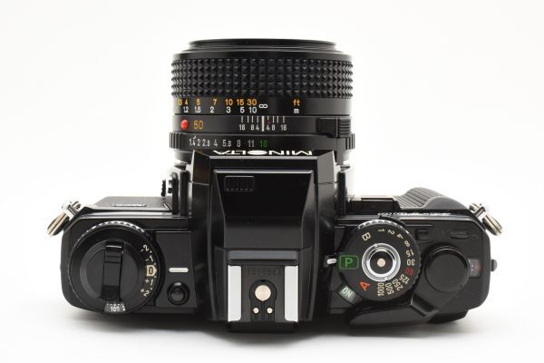 [良品]ミノルタ MINOLTA X-700 一眼レフ 35mm フィルムカメラ ブラック 黒 + MD 50mm f/1.4 2502333