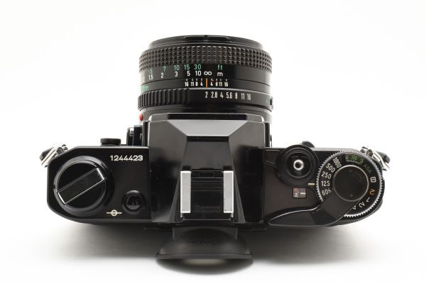 [良品]キヤノン Canon AE-1 一眼レフ 35mm フィルムカメラ ブラック 黒 ＋FD 50mm f/2 2502336
