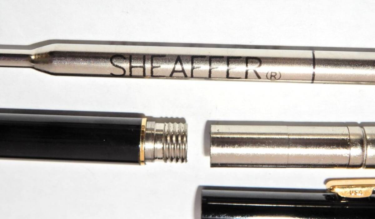 生産終了品 ビンテージ 美品 Sheaffer シェーファー アジオ ブラック デッドストック ボールペン 文房具 筆記用具_画像6