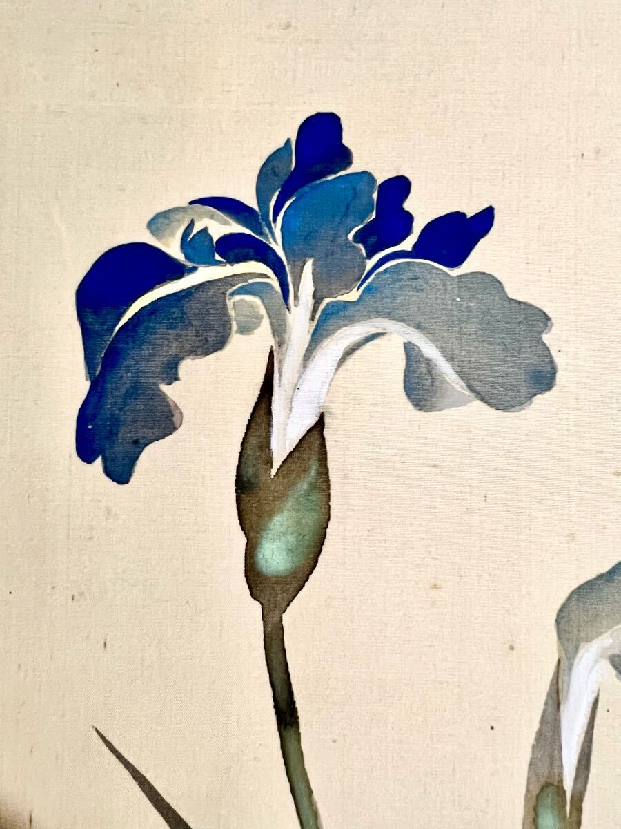 掛け軸 鳥 木 花鳥図 肉筆絹本 池田 桂月写 三月 桜に雉子図 掛け軸 鳥 木 花鳥図 肉筆絹本 池田 桂月写 五月 燕子花に鷭