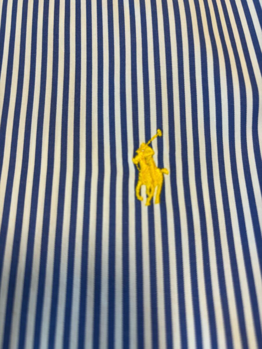 ポロラルフローレン CLASSIC FIT ストライプ半袖シャツPolo Ralph Lauren Mサイズ