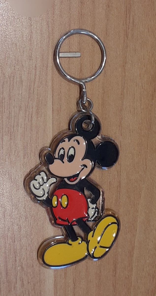 海外通販サイト ブランド ミッキー マウス Disney アクリル キーホルダー 飾り 昭和レトロ キーホルダー・アクリルキーホルダー