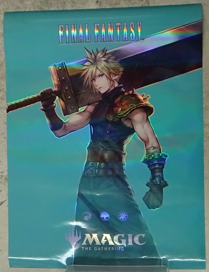 MTG FF ファイナルファンタジー ホログラフィックポスター クラウド MTG FINAL FANTASY ファイナルファンタジー ポスター 6種 6枚