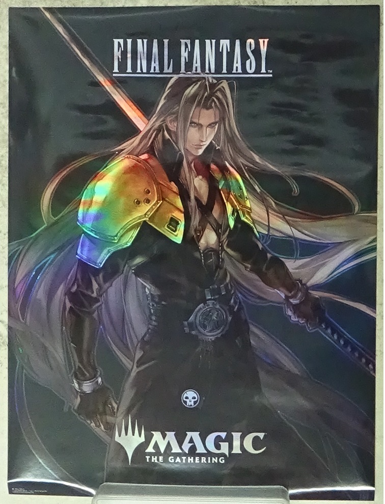 MTG ファイナルファンタジー FF Foil仕様ポスター6枚セット MTG ファイナルファンタジーfoilポスター6枚 販促用ポスター1枚