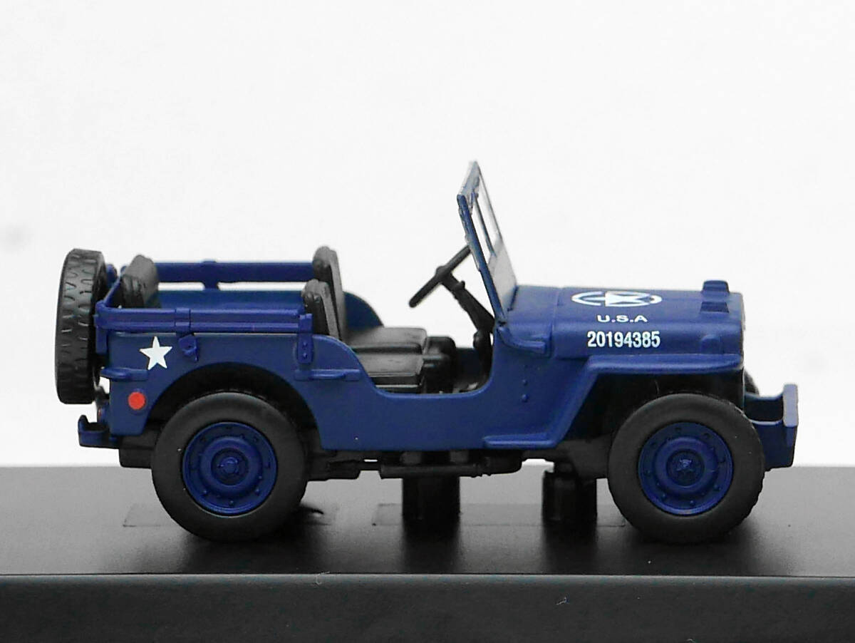 1/64 京商 ジープ ウイリスMB 青 CVS#45 USAスポーツ2