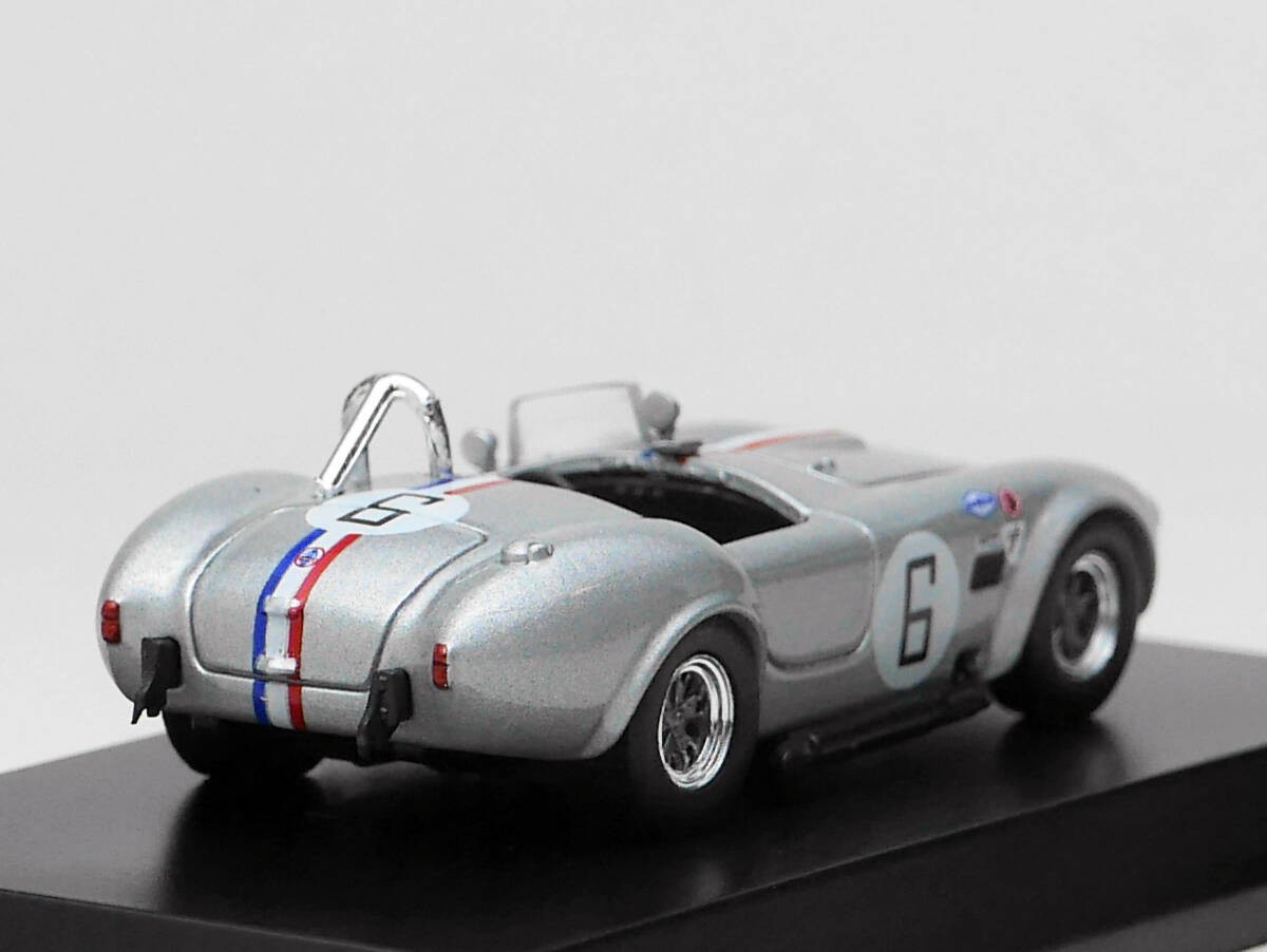 1/64 京商 シェルビー コブラ427 S/C #6 銀/白線 CVS#45 USAスポーツ2
