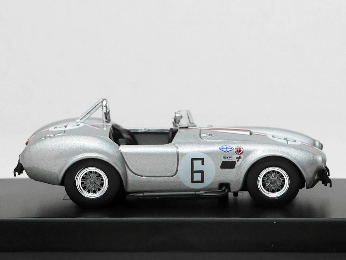1/64 京商 シェルビー コブラ427 S/C #6 銀/白線 CVS#45 USAスポーツ2