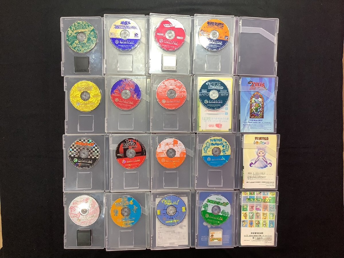 【12RW川05005F】★1円スタート★Nintendo★任天堂★ゲームキューブソフトまとめ★カービィエアライド★どうぶつの森★牧場物語★ピクミン2