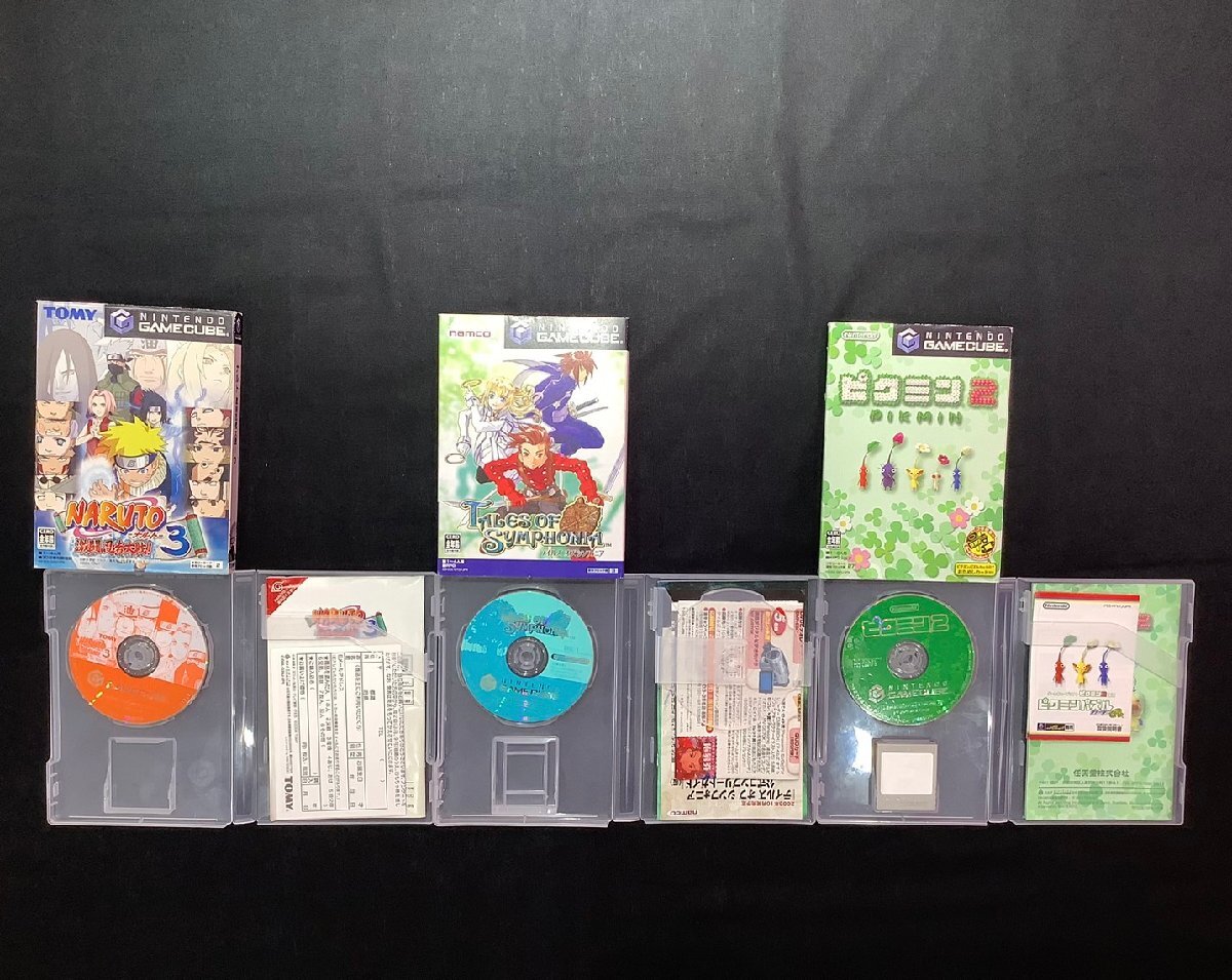 【12RW川05005F】★1円スタート★Nintendo★任天堂★ゲームキューブソフトまとめ★カービィエアライド★どうぶつの森★牧場物語★ピクミン2