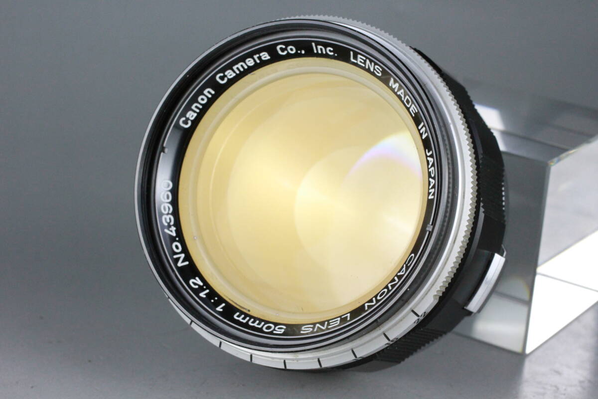 【良品】実寫テスト済み Canon 50mm F1.2 ライカ Lマウント キャノン 大口徑 レンズ キヤノン LENS #93-2