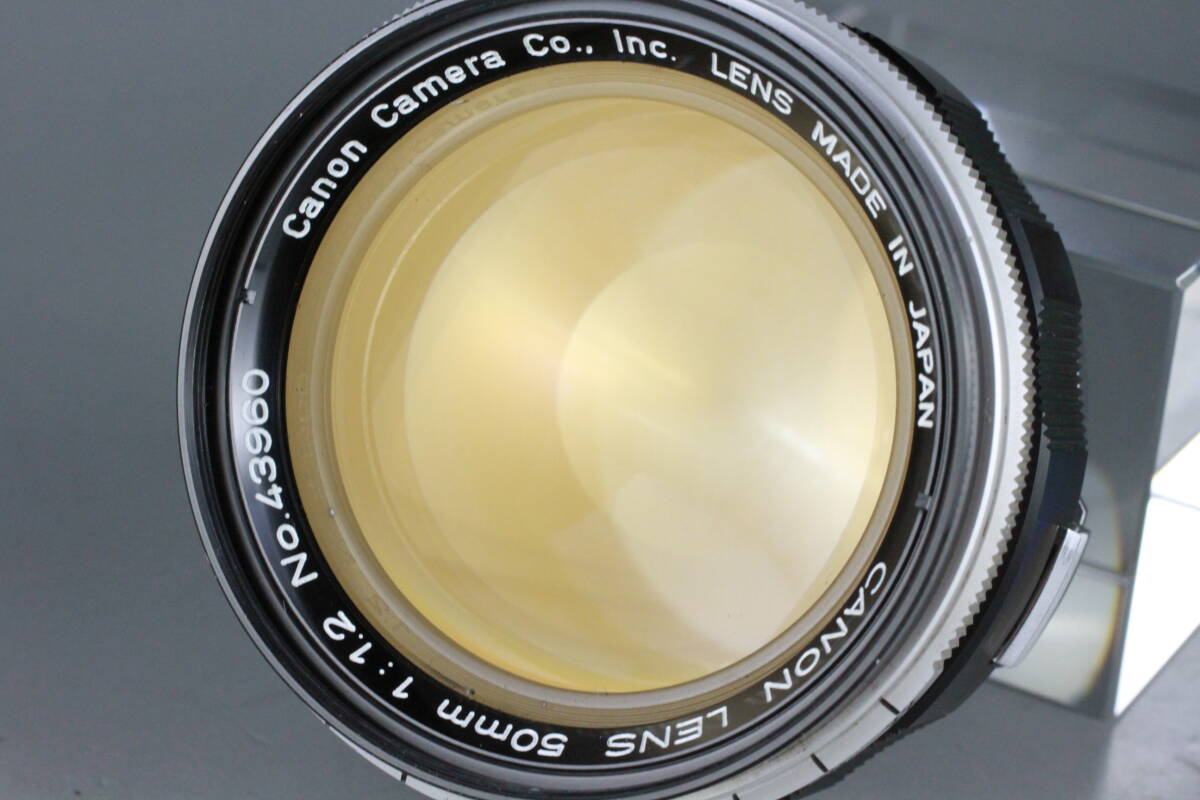 【良品】実寫テスト済み Canon 50mm F1.2 ライカ Lマウント キャノン 大口徑 レンズ キヤノン LENS #93-2