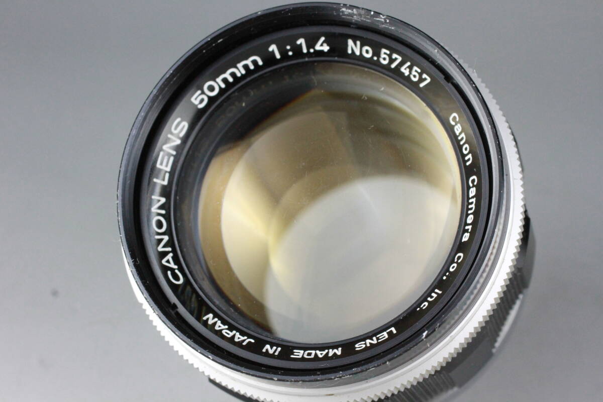 【良品】実寫テスト済み Canon 50mm f1.4 ライカマウント キヤノン 単焦點 LTM Leica Lマウント L39 M39 #178-10
