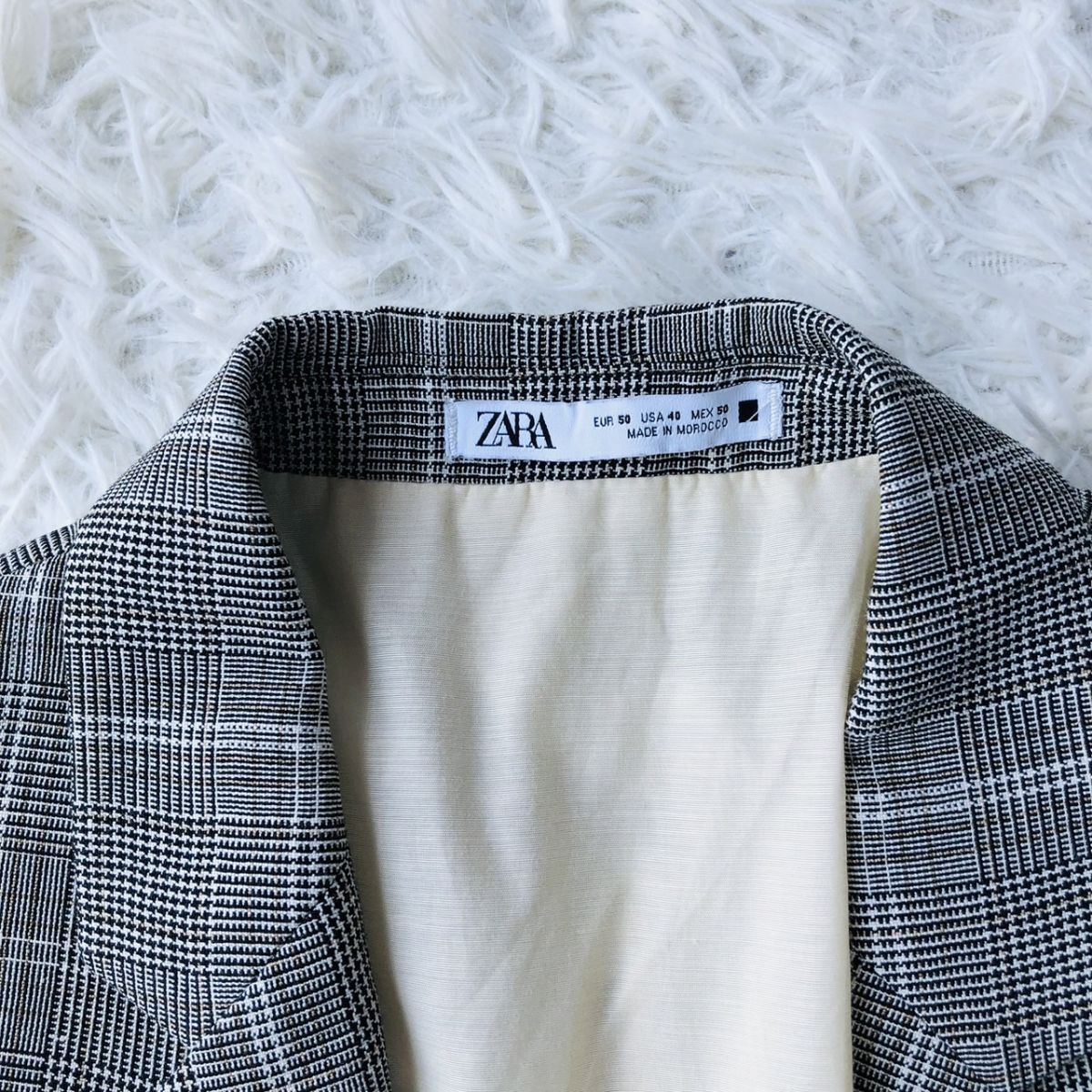 ザラ【ZARA】スーツ セットアップ テーラードジャケット グレー