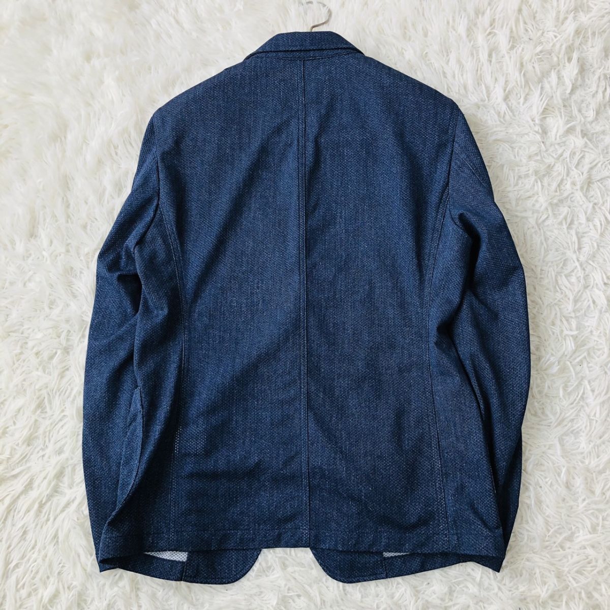  мужской Bigi [ESSENTIAL GARMENT] костюм выставить темно-синий S стрейч книга@ порез перо весна лето tailored jacket брюки casual 211