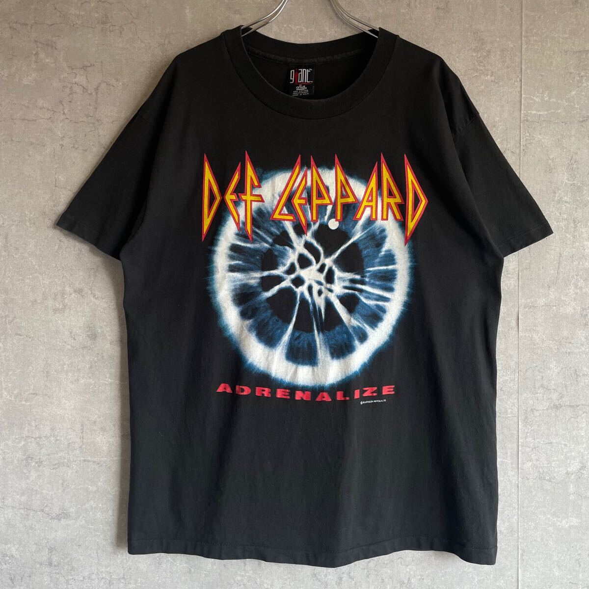 90s Def Leppard диф Leopard футболка частота T чёрный XL NIRVANAniruva-na частота футболка черный 