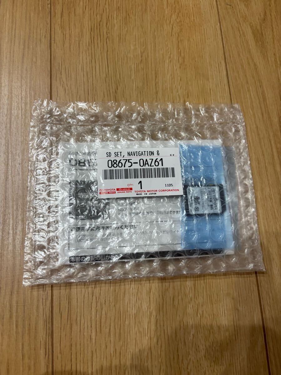 トヨタ純正カーナビ用 SDカード 08675-0AZ61 2021年春の全國版 NSCP-W64