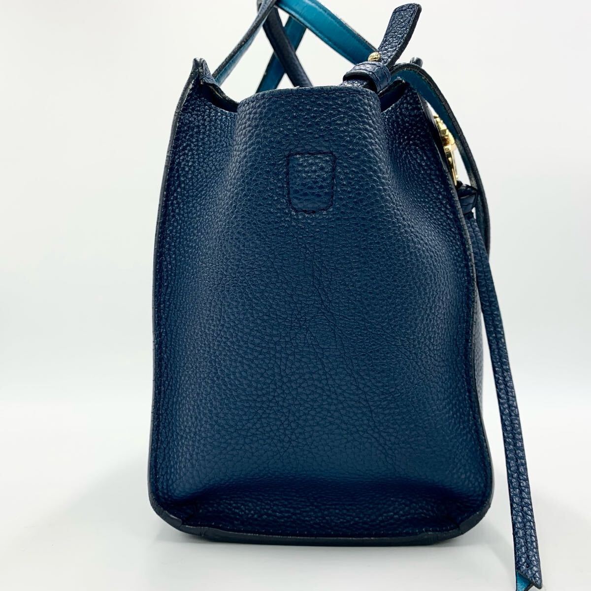 ferragamo サルヴァトーレ フェラガモ エイミー ガンチーニ 2way ショルダーバッグ 青