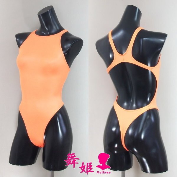 (035X4L-T81)New.. купальный костюм type T-back ( глянец глянец orange )