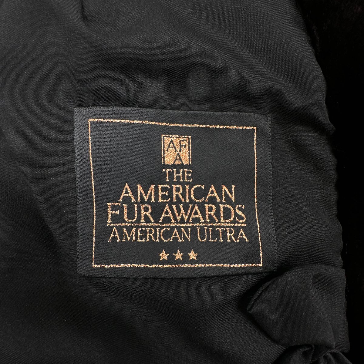 YUKI BELLE FEMME ユキベルファム AMERICAN ULTRA アメリカンウルトラ ファーアワード 3つ星 リアルファー 本毛皮 コート 著丈約89cm