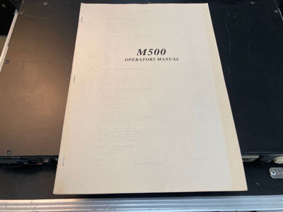 Drawmer M500 Digital Processor б/у редкость текущее состояние товар 