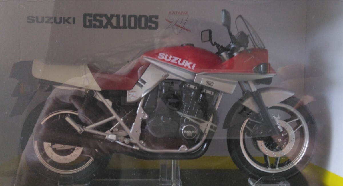 1/12スケール SUZUKI　GSX1100＆400刀セット バイク ミニカー アオシマ