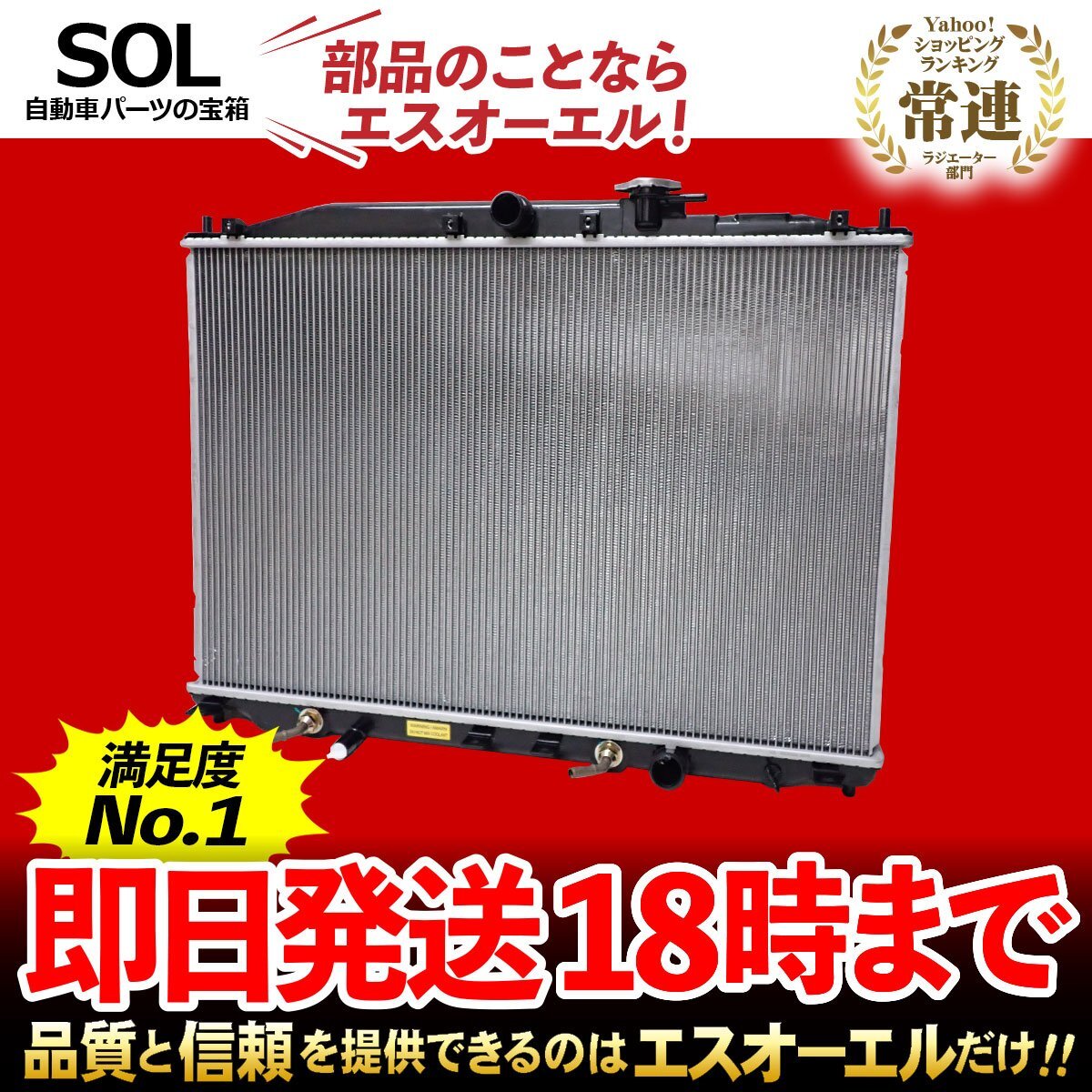 レクサス LEXUS IS250 GSE20 ラジエーター ラジエター AT車 出荷締切18時(shí) 車種専用設(shè)計(jì) 16400-31440