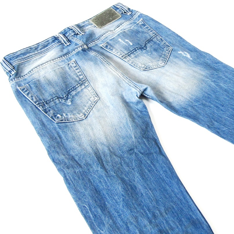 DIESELディーゼルVIKER▼ストレートデニム▼ダメージ加工▼29インチ▼ウエスト約84cm_画像4