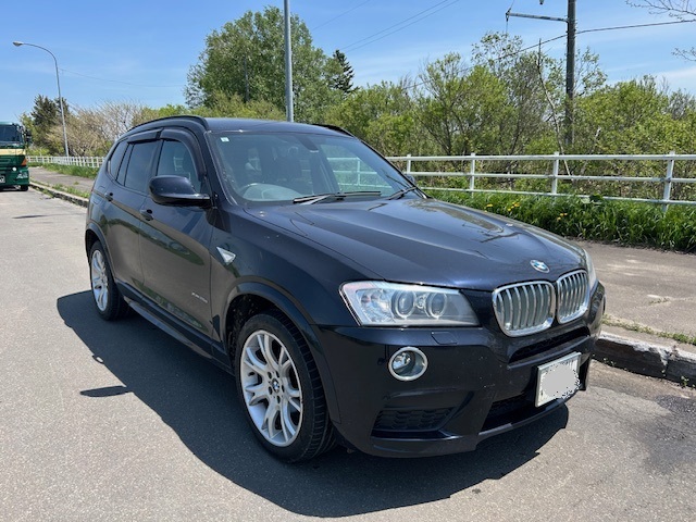 【売切】低燃費(fèi) 高トルクのクリーンディーゼル 人気のMスポーツモデル！BMW X3 20d F25 X-drive ４WD 車検付（R8/5月迄）