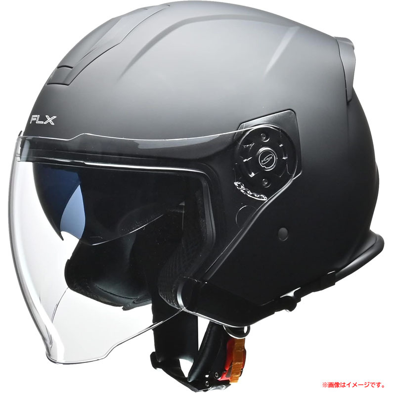 D5480YO ◆0610_6凹【アウトレット品】ジェット ヘルメット インナーシールド付き リード FLX マットブラック LL 24年制 未使用