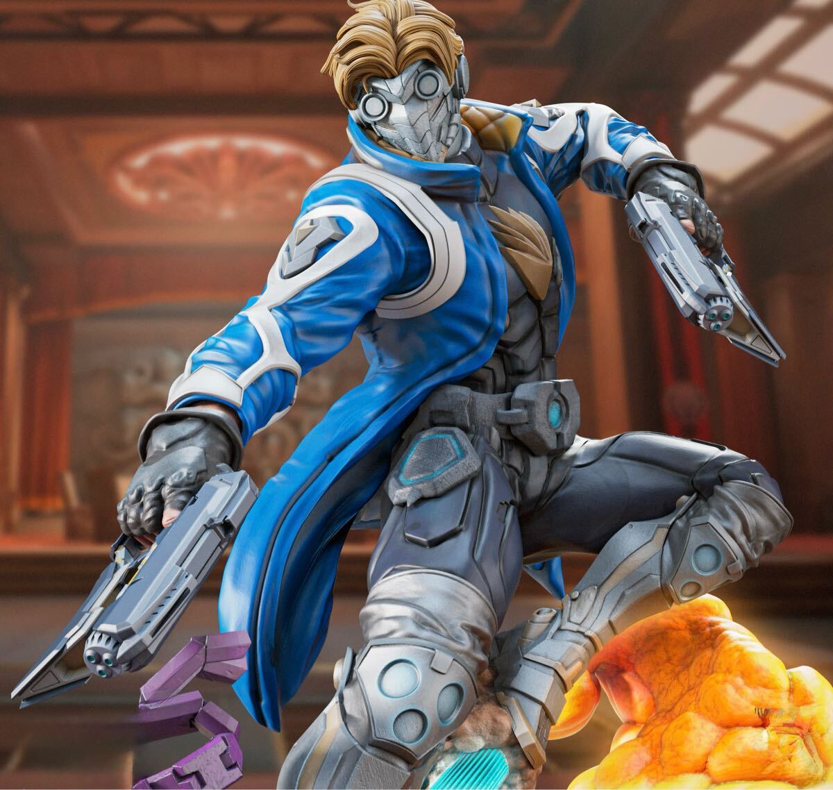 スターロード マーベル marvel フィギュア ガレージキット 未塗装未組立 スターロード マーベル marvel フィギュア ガレージキット