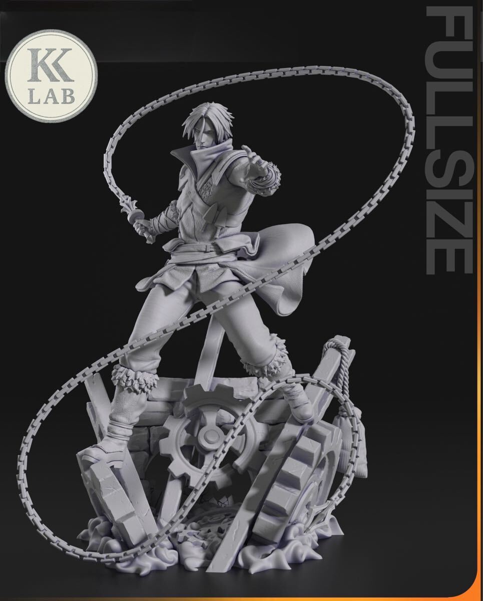 トレバー・ベルモンド 1/10 未塗装未組立 フィギュア ガレージキット Trevor Belmont（トレバー・ベルモント）／Castlevania ガレージ