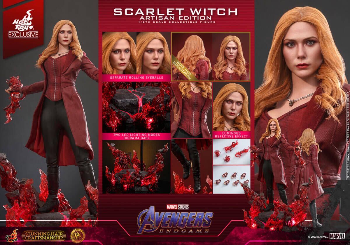 ホットトイズ 1/6 DX アルチザン アベンジャーズ / エンドゲーム スカーレット?ウィッチ 未開封新品 DX36AE Scarlet Witch Hot Toys