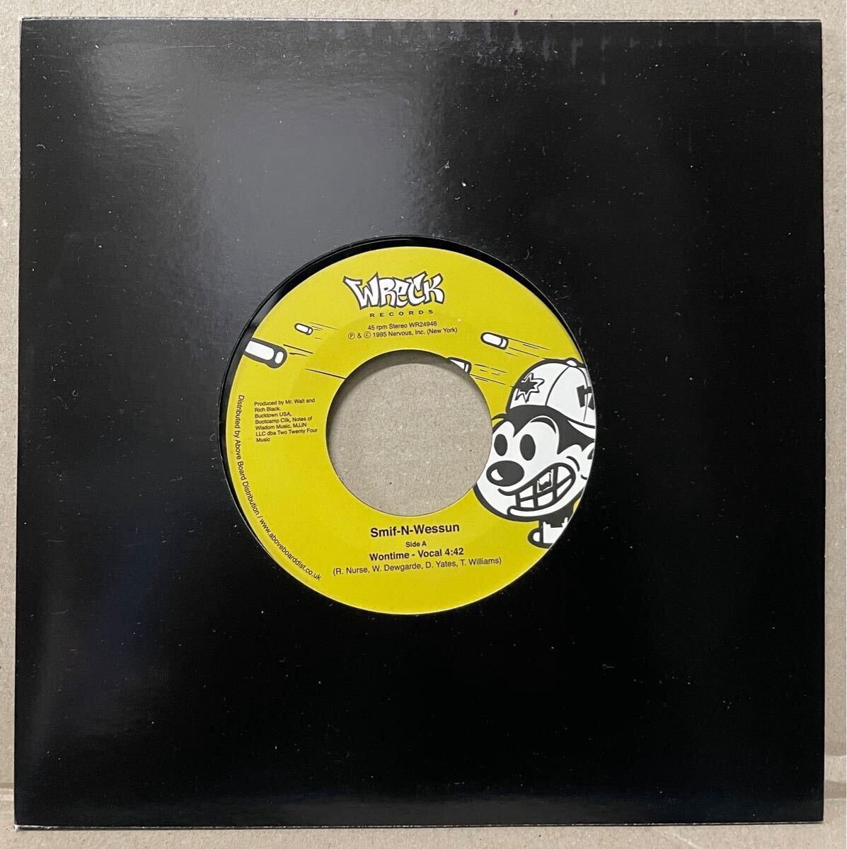 [7 дюймовый ]SMIF-N-WESSUN[WONTIME / INST]COCOA BROVAZ BOOT CAMP CLIQUE BLACK MOON