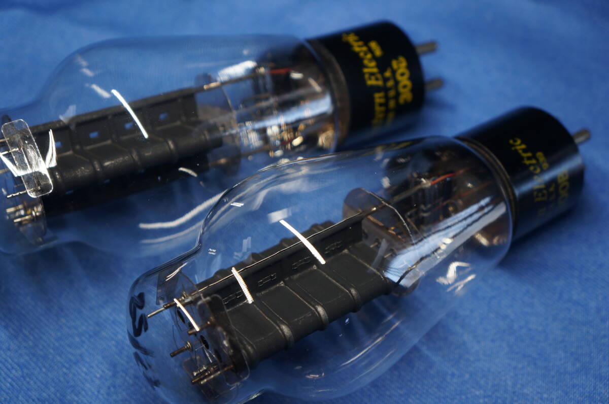 WesternElectric 300B 926/939 1940 годы 3keta Match do пара 2 шт превосходный лампочка Western 
