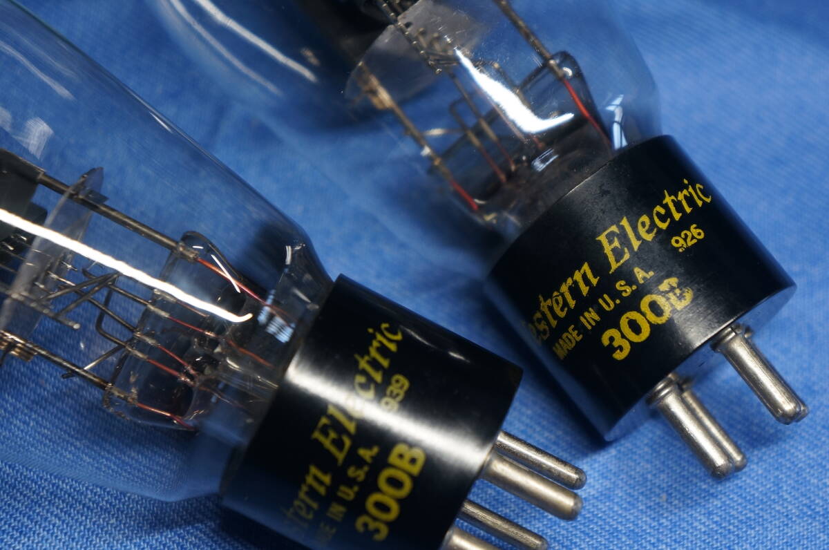 WesternElectric 300B 926/939 1940 годы 3keta Match do пара 2 шт превосходный лампочка Western 