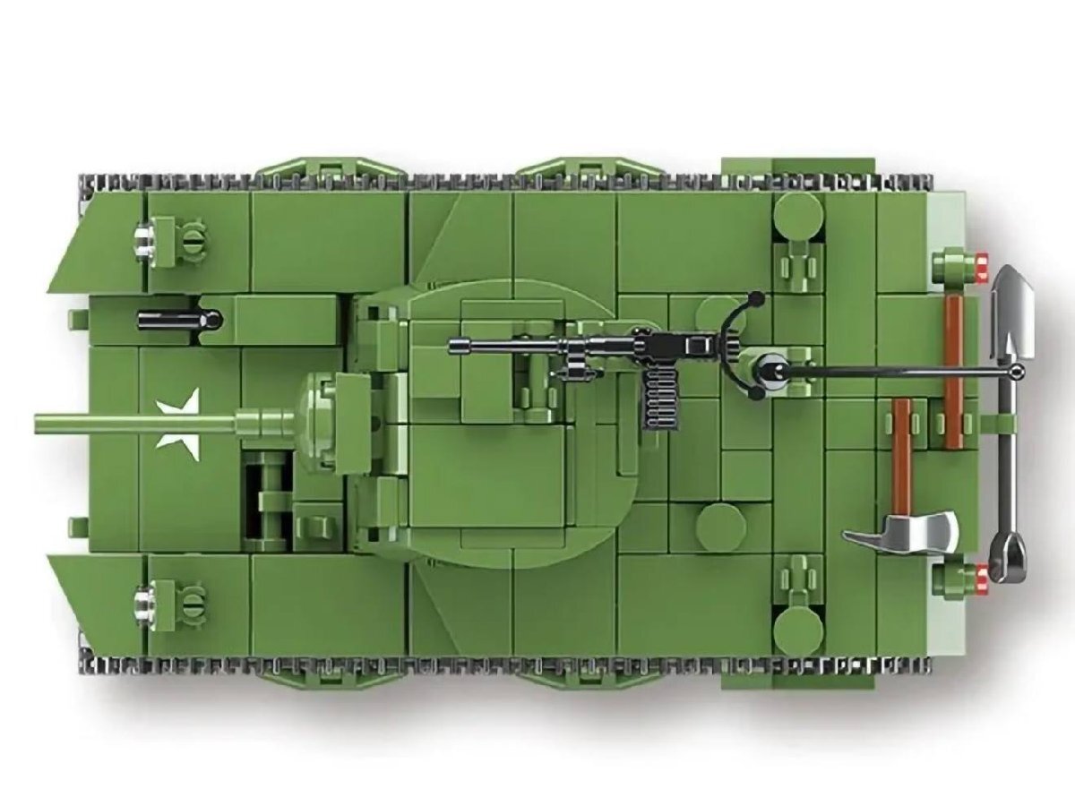 M0131P AFM M3A1 スチュアート 軽戦車 601Blocks_画像3