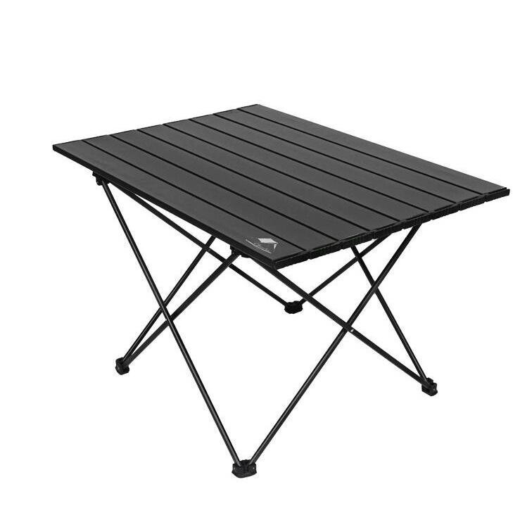 キャンプテーブル アウトドア 折りたたみ アルミ ロールテーブル ハイキング BBQ キャンプ用 コンパクト 超軽量 zchw0182