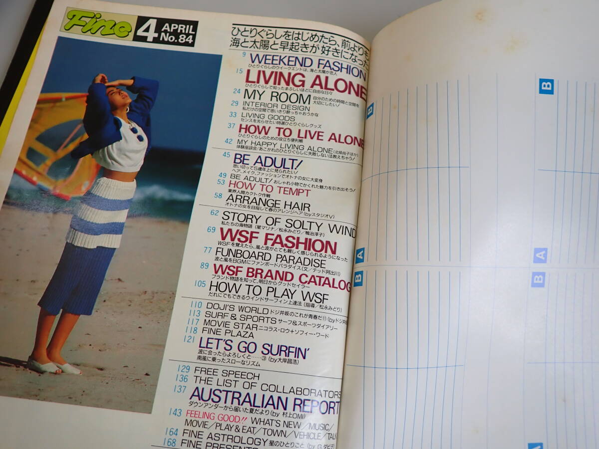 Y4Dφ Fine штраф 84 1986 год Showa 61 год Surf & Sports for Ladies день .. выпускать 