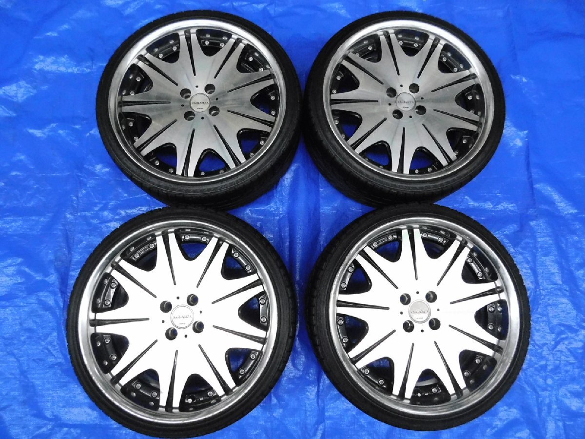 s_ タイヤホイール4本セット 215/35R18 ATR SPORTS 18インチ WORK ヴァリアンツァ 8.5/8J ×18 +35/38 100/4H 16年制タイヤの特価品 昭和店